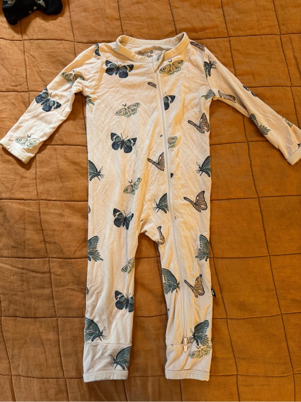 Kyte Zippered Romper Butterfly 6-12 months